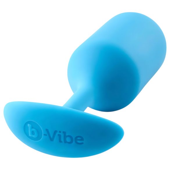 b-vibe - buttplug med to kugler - 180g - blå