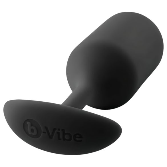b-vibe - butt plug med dobbelt kugle - 180g - sort