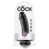 King Cock - dildo 20 cm - realistisk sort