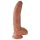 King Cock - realistisk dildo med testikler - 23 cm - brun