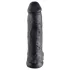 King Cock - realistisk dildo med testikler - 30 cm - sort