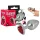 You2Toys - Diamond - 85 g aluminium anal plug (sølv-rød)