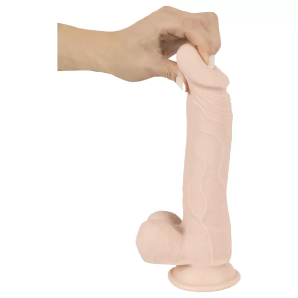 Nature Skin - dildo med sugekop, realistisk (natur, mellem)