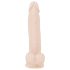 Nature Skin - realistisk dildo med sugekop - natur mellem