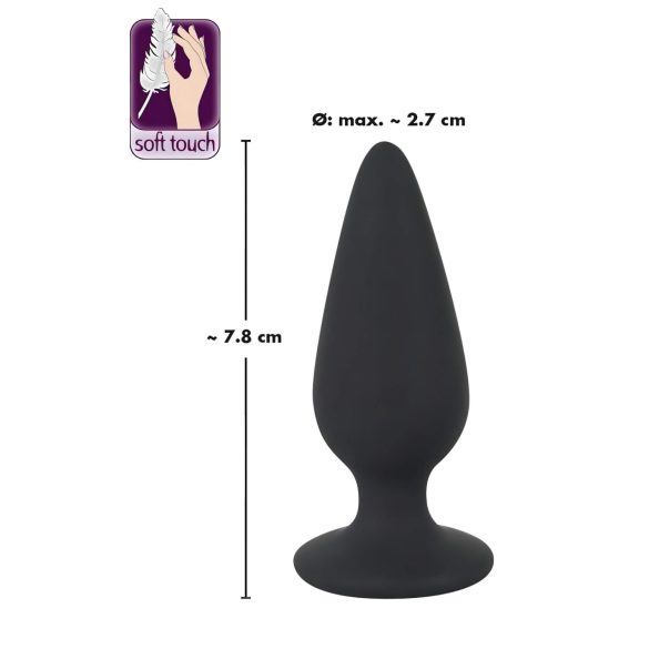 Black Velvets - analplug - tung 40g - sort