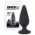 Black Velvets Heavy - anal plug 75 g (sort)