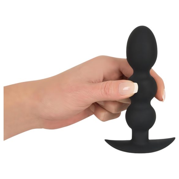 Black Velvet Heavy - 145g kugle anal plug (sort)