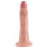 King Cock - dildo - realistisk - 18 cm - hudfarvet
