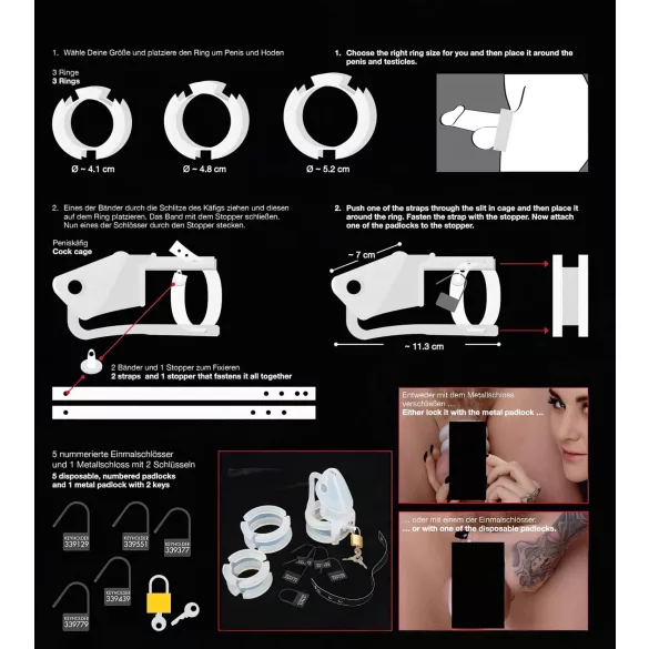 You2Toys - penisbur - silikone bur - hvid