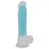 You2Toys - dildo med sugekop - selvlysende - blå