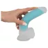 You2Toys - dildo med sugekop - selvlysende - blå