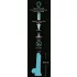 You2Toys - dildo med sugekop - selvlysende - blå