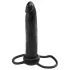 Pipedream Analfantasy Double Trouble - påspændt analdildo (sort)