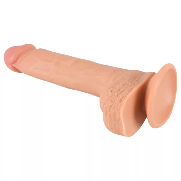 realistixxx - realistisk dildo med sugekop (22 cm, naturfarvet)