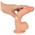Realistisk dildo med sugekop (22 cm) - naturlig