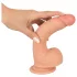 realistixxx - realistisk dildo med sugekop (22 cm, naturfarvet)