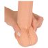 Realistisk dildo med sugekop (22 cm) - naturlig