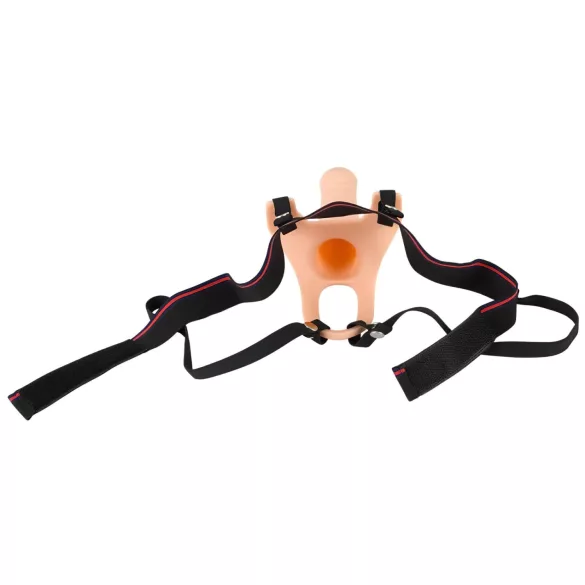 You2Toys - strap-on med hul dildo - natur