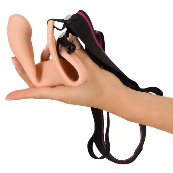 You2Toys - strap-on med hul dildo - natur