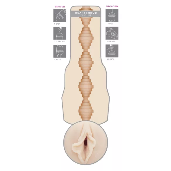 Fleshlight - masturbator - realistisk vagina - Brandi Love Heartthrobe