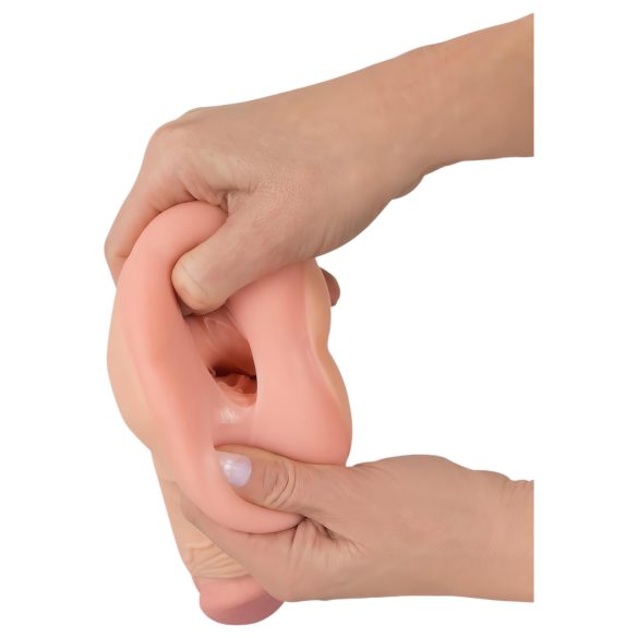 Nature Skin - 2i1 kunstnumse og penishylster - natur