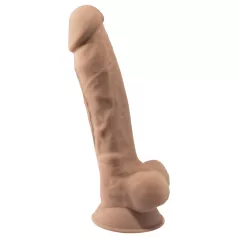   Silexd 7 - dildo med sugekop - realistisk - 17,5cm - naturfarve