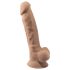 Silexd 7 - dildo med sugekop - realistisk - 17,5cm - naturfarve