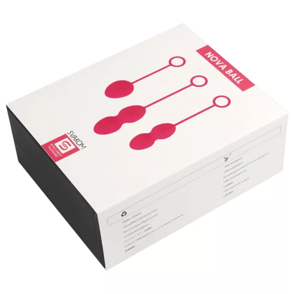 Svakom Nova - bækkenbundskugle sæt - 3 stk - rød