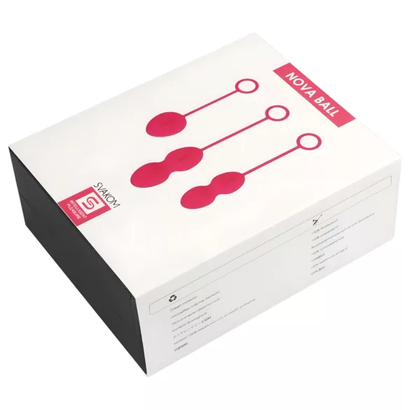 Svakom Nova - bækkenbundskugle sæt - 3 stk - rød