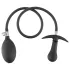You2Toys - oppustelig analplug med kugler - sort
