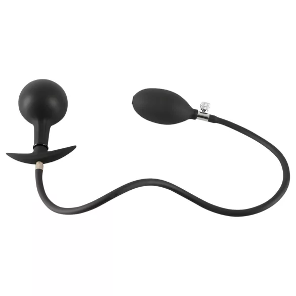 You2Toys - oppustelig analplug med kugler - sort
