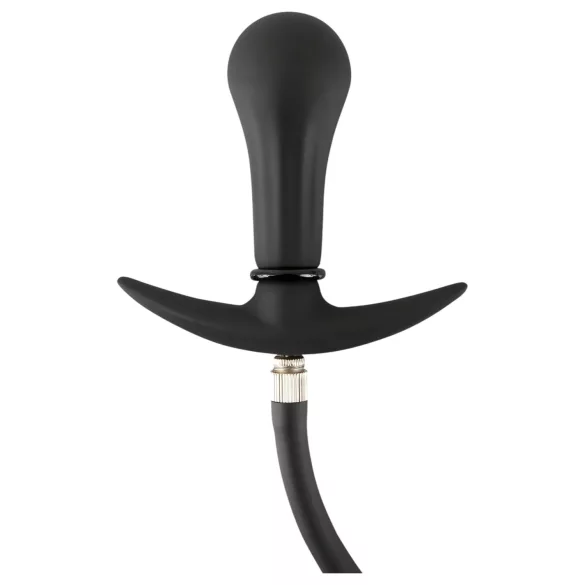 You2Toys - oppustelig analplug med kugler - sort