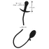 You2Toys - oppustelig analplug med kugler - sort