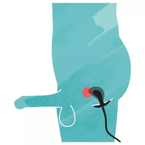 You2Toys - oppustelig analplug - sort