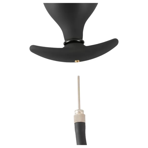 You2Toys - oppustelig analplug - sort