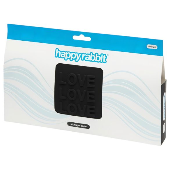 Happyrabbit - sexlegetøjstaske - mellem - sort