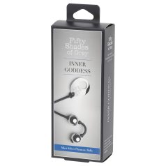 Fifty Shades Inner Goddess - Mini Geishakugler (sølv)