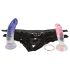 You2Toys - strap-on sæt - dobbelt dildo - justerbar harness