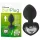 You2Toys - analplug - med hvid sten - sort