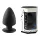 Silexd S - formbar analdildo - 9 cm (sort)