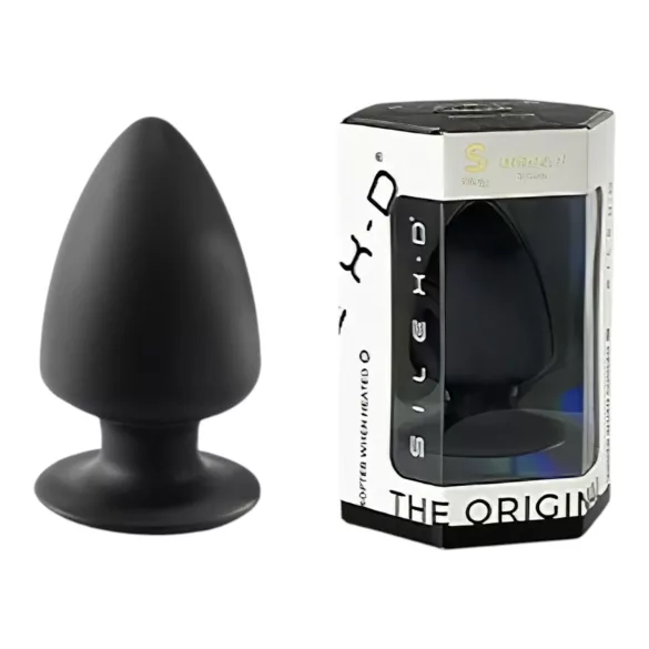 Silexd S - formbar analdildo - 9 cm (sort)