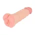 Nature Skin - 2i1 kunstskede og penissleeve - natur