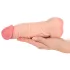 Nature Skin - 2i1 kunstskede og penissleeve - natur