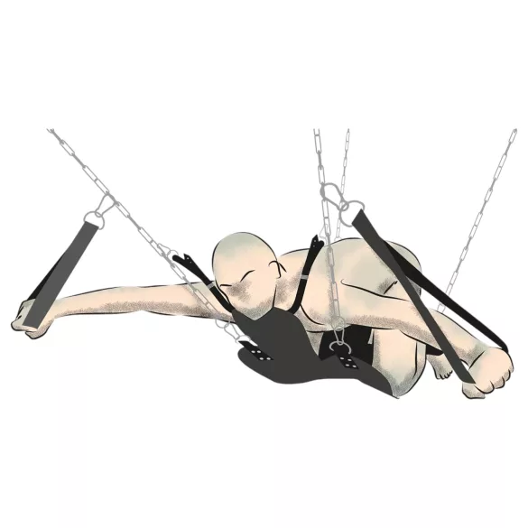 You2Toys - sexgynge - justerbar - sort