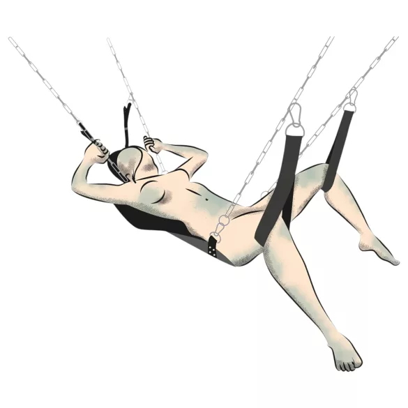 You2Toys - sexgynge - justerbar - sort