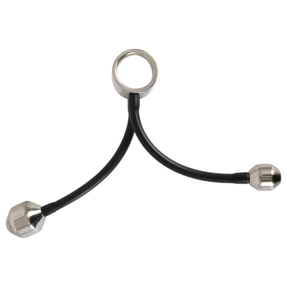 You2Toys - penisring med analvægt - sort