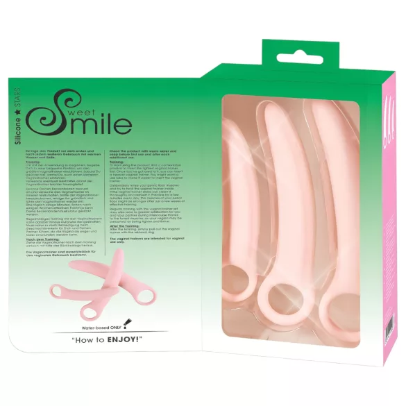 Smile Vaginal Trainers - Sæt med vaginale trænere i 3 størrelser (bækkenbundstræner)
