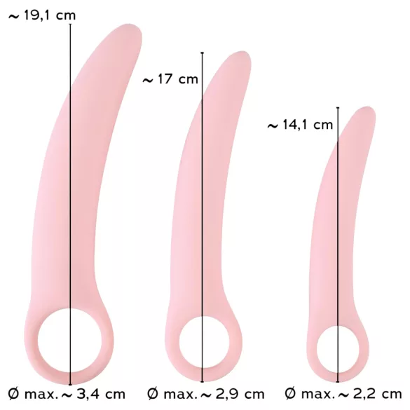 Smile Vaginal Trainers - Sæt med vaginale trænere i 3 størrelser (bækkenbundstræner)