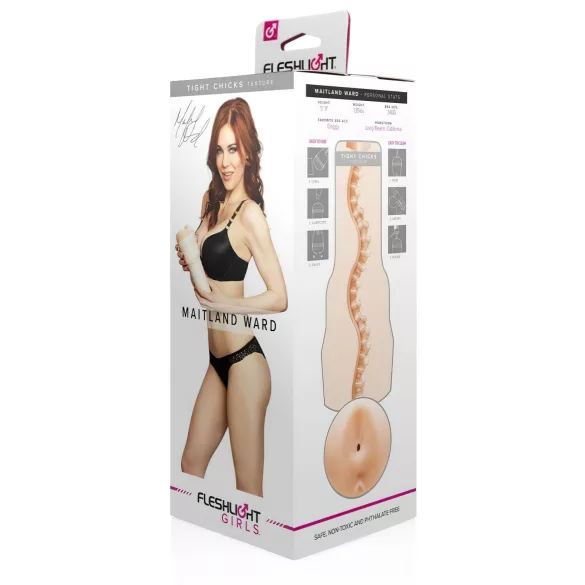 Fleshlight Maitland Ward - masturbator - anal - realistisk silikone