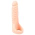 Realistixxx Double F - Naturtro dildo med penisring (naturlig)
